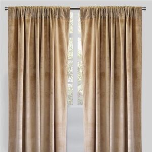 4 Luxurious Khaki Colored Rodeo Home Curtain Panels 54”x 96”
